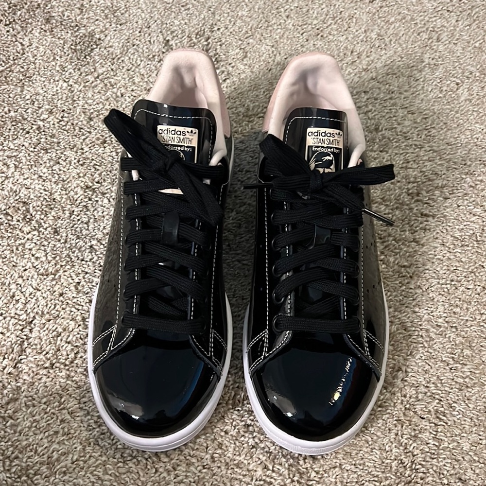 Adidas Stan Smith Black/White/Pink Tint